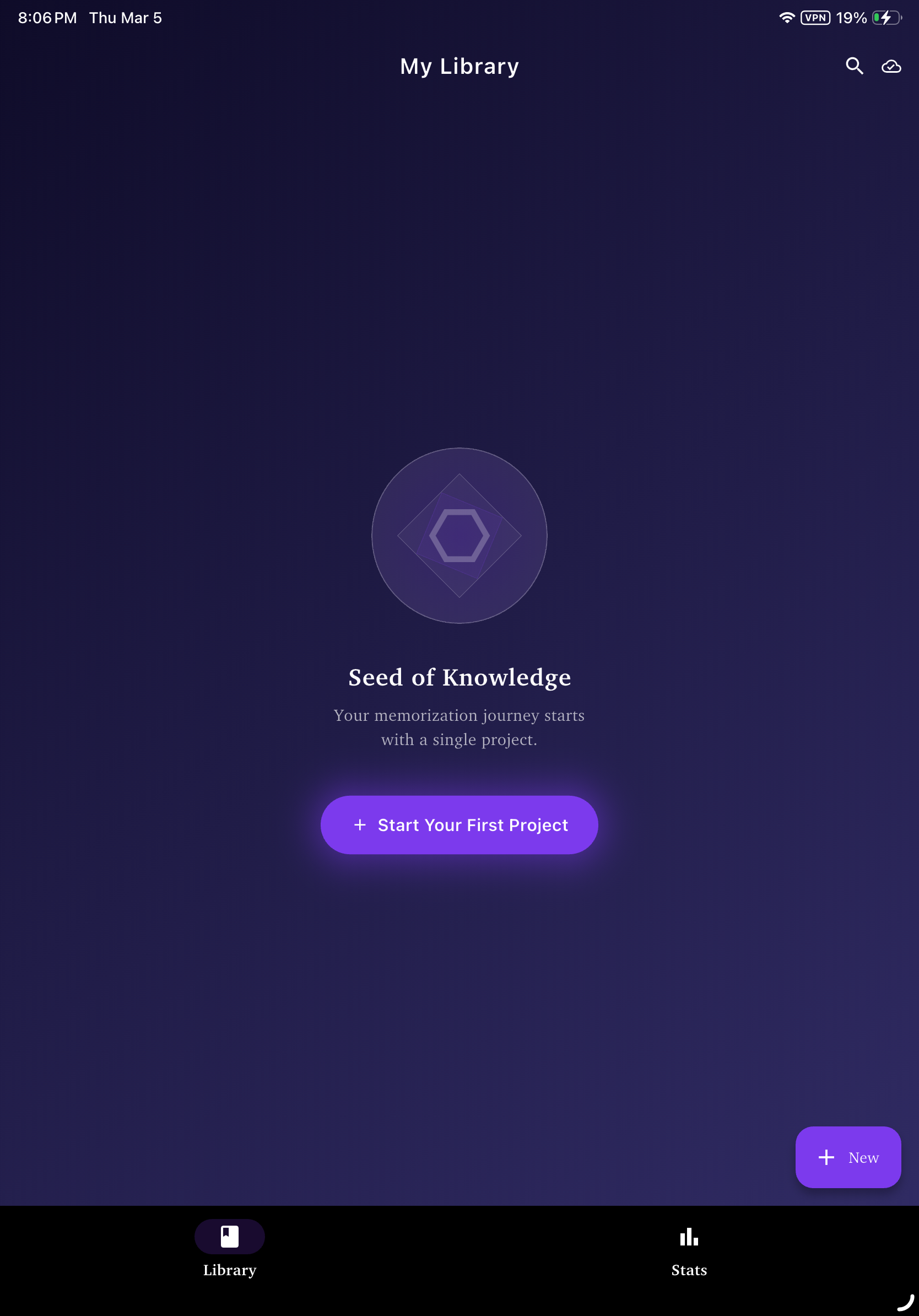 Unveiled screenshot showing text focus mode