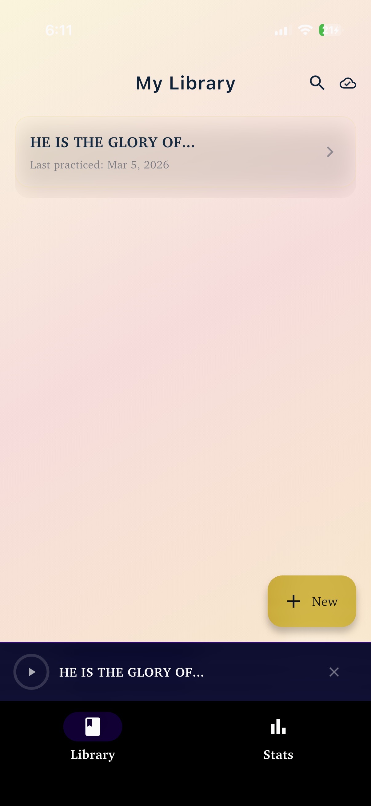 Unveiled screenshot showing immersive reading view